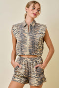 Tiger Denim Top