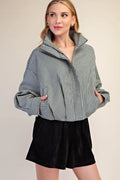 Sequin Bomber Jacket